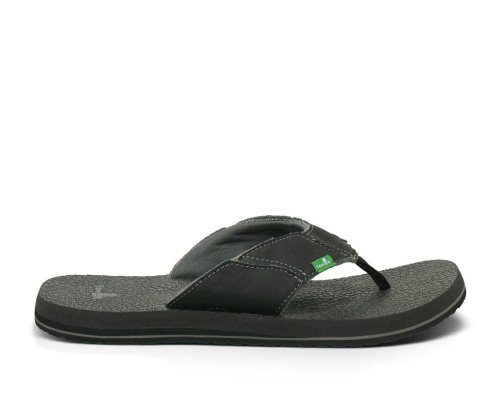 Sanuk Fault Line - Sanuk Flip Flops Mens Deep Grey - Philippines BVQPSJ602